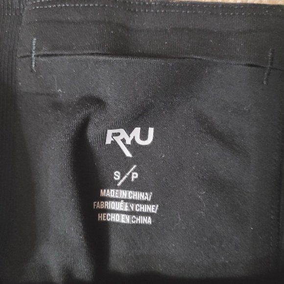 RYU Apprarel workout spandex sweats high waist elastic Size S/P - Picture 3 of 3